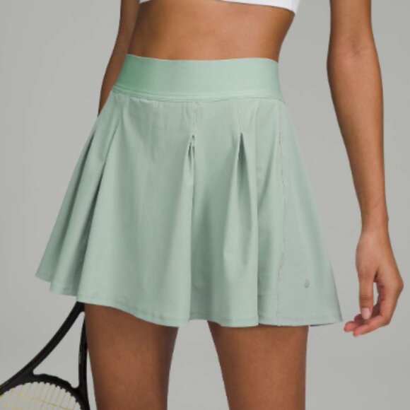 NWT Lululemon Tennis Time Skirt Size 6 High Rise Silver Blue - Picture 1 of 10